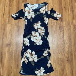 Floral maternity dress